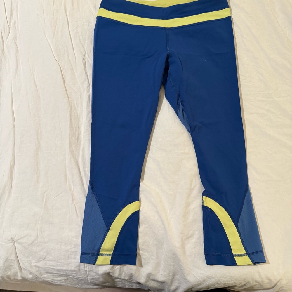 Women’s Blue and Yellow Leggings